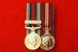 Court Mounted Op Herrick OSM Afghanistan Queens Diamond Jubilee Miniature Medals.
