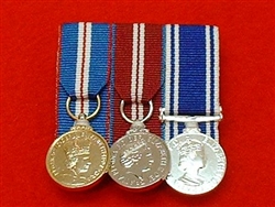 Court Mounted Queens Golden Jubilee Queens Diamond Jubilee Police LS&GC Miniature Medals.