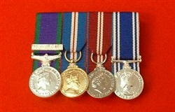 Court Mounted Northern Ireland Queens Golden Jubilee Queens Diamond Jubilee Police LSGC Miniature Medals