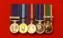 Court Mounted Northern Ireland Queens Golden Jubilee Queens Diamond Jubilee Accumulated Service Cadet Force Miniature Medals
