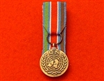 Court Mounted United Nations Bosnia Miniature Medal ( UN Bosnia )