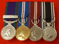 Court Mounted Miniature Northern Ireland Queens Golden Jubilee Queens Diamond Jubilee Prison Service Long Service and Good Conduct Medal Miniature Medals