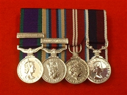 Court Mounted Northern Ireland Afghanistan Op Herrick Queens Diamond Jubilee RAF Long Service and Good Conduct Medal ( LSGC ) Miniature Medals