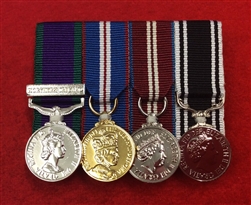 Court Mounted Northern Ireland, Queens Golden Jubilee Queens Diamond Jubilee and Prison Service Long Service and Good Conduct Miniature Medals.