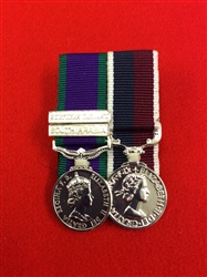 Court Mounted CSM With Two Bars  RAF LSGC Miniature Medals