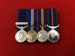 Court Mounted NI  Queens Golden Jubilee Queens Diamond Jubilee Accumulated Service Miniature Medals