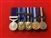 Court Mounted Northern Ireland Nato Bosnia F/Y Nato Kosovo Queens Golden Jubilee Queens Diamond Jubilee miniature medals.