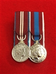 High Quality Court Mounted Queens Diamond Jubilee Queens Platinum Jubilee Miniature Medals.