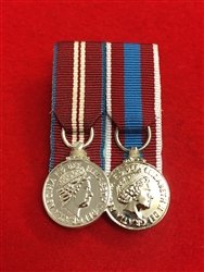 High Quality Court Mounted Queens Diamond Jubilee Queens Platinum Jubilee Miniature Medals.