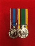 High Quality Court Mounted Queens Platinum Jubilee Cadet Force Miniature Medals.