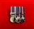 Court Mounted OP Shader Iraq Syria Queens Platinum Jubilee King's Coronation  Miniature Medals