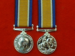 World War 1 British War Medal Miniature 1914-20