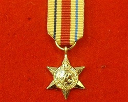 World War 2 Africa Star Miniature Medal