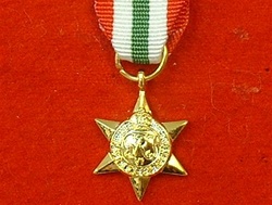 World War 2 Italy Star Miniature Medal