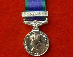 Borneo Campaign Service Miniature Medal