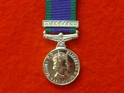 Radfan Campaign Service Miniature Medal