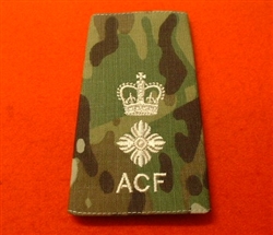 Ivory Lieutenant Colonel MTP Army Cadet Force Rank Slide ( Ivory ACF Multicam Rank Slide )
