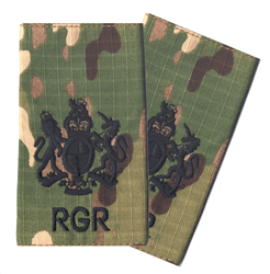 WO1 Regimental Sergeant Major Royal Gurkha Rifles Rank Slides MTP Multicam Gurkha Rank Slides RGR Rank Slides