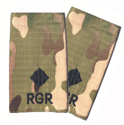 2nd Lieutenant Royal Gurkha Rifles Rank Slides MTP Multicam Gurkha Rank Slides RGR Rank Slides