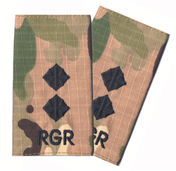 1st Lieutenant Royal Gurkha Rifles Rank Slides MTP Multicam Gurkha Rank Slides RGR Rank Slides
