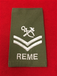 REME CPL Artificer Electrical & Mechanical Engineers Olive Rank Slide