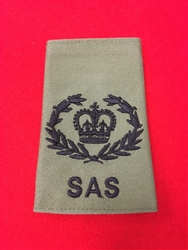 High Quality Olive Green SAS Combat Rank Slide Special Air Service Badge