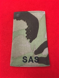 High Quality MTP Multicam Green SAS Combat Rank Slides Special Air Service Badge