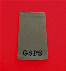 High Quality Gurkha Staff & Personnel Support Private Olive Combat Rank Slide.
