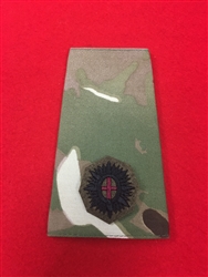 High Quality Life Guards Second Lieutenant Multicam Combat Rank Slide