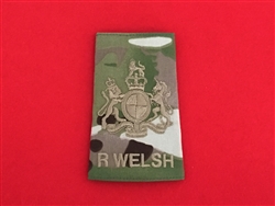 High Quality The Royal Welsh Regiment MTP WO1 RSM Combat Rank Slide