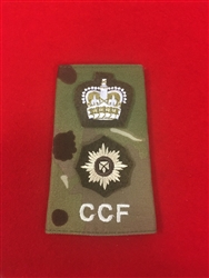 Quality CCF Irish Guards Officer Lieutenant Colonel Multicam Combat Rank Slide