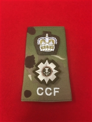 Quality CCF Scots Guards Lieutenant Colonel MTP Ivory Thread Combat Rank Slide