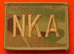 Quality Multicam Blood Group Patch MTP Blood Group NKA.