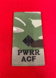 Quality PWRR Princess of Wales's Royal Regiment  ACF Officer's 2nd Lieutenant MTP  Combat Rank Slide