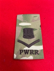 High Quality Princess of Wales's Royal Regiment Drummer Lance Corporal MTP Combat Rank Slide