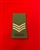 High Quality RAVC Royal Army Veterinary Corps Sergeant new King's Crown Olive Green Combat Rank Slide.