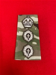High Quality Foot Guards Officer Colonel Rank New King's Crown Multicam Combat Rank Slide