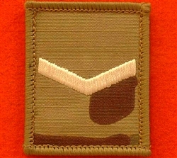 LCPL MTP UBACS Combat Rank Patch Multicam Lance Corporal UBACS Badge L/CPL Ivory