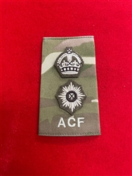 Kings Crown ACF Irish Guards LT Colonel MTP Rank Slide