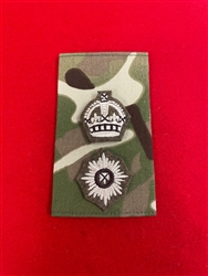 Quality King's Crown Irish Guard's LT Colonel MTP Combat Rank Slide