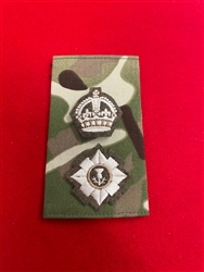 High Quality King's Crown Scot's Guard's Officer LT Colonel MTP Combat Rank Slide