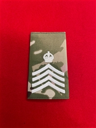 Household Cavalry Staff Corporal S/CPL, New King's Crown MTP Combat Rank Slide