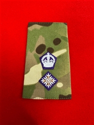 Royal Army Chaplin's Department King's Crown Lt Colonel MTP Combat Rank Slide