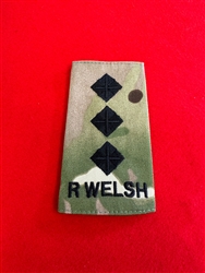 High Quality Officers Royal Welsh Captain MTP combat Rank Slide