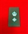 Quality Royal Army Dental Corps RADC King's Crown Lieutenant Colonel Olive Combat Rank Slide