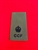 High Quality Combined Cadet Force CCF King's Crown Major Olive Combat Rank Slide