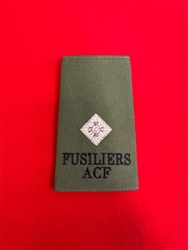 High Quality Fusiliers Army Cadet Force ACF 2nd Lieutenant Olive Green Combat Rank S