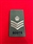 High Quality Royal Regiment of Scotland King's Crown Staff Sergeant  ST SGT Olive Green Combat Rank Slide