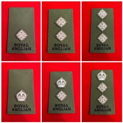 Royal Anglian Officers Olive Rank Slides