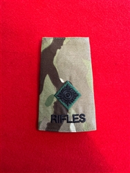 High Quality The Rifles Regiment 2nd Lieutenant MTP Combat Rank Slide